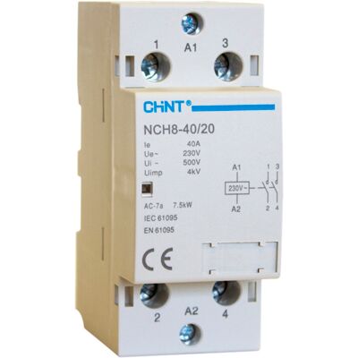 Cenika MODULÆRKONTAKTOR 40A 2POL 230V 2NO - 4101500 Cenika MODULÆRKONTAKTOR 40A 2POL 230V 2NO - 4101500