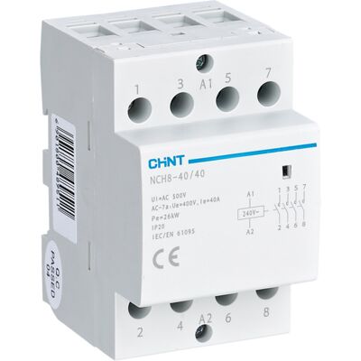 Chint Modulærkontaktor 40A 4pol 230V - Kontaktor Chint Modulærkontaktor 40A 4pol 230V - Kontaktor