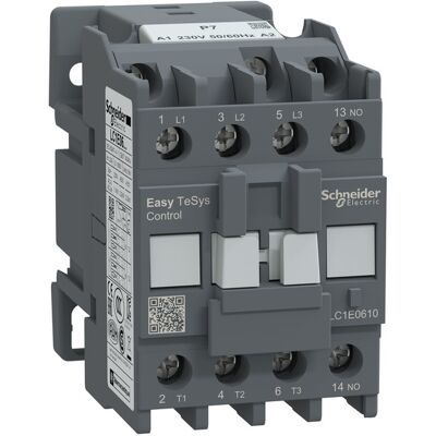 Schneider Electric Kontaktor, Easy TeSys, 6A, 1NO, 230V AC - 4172365 Schneider Electric Kontaktor, Easy TeSys, 6A, 1NO, 230V AC - 4172365