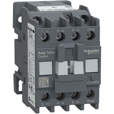 Schneider Electric Kontaktor, Easy TeSys, 18A, 1NO, 24V AC - 4172375 Schneider Electric Kontaktor, Easy TeSys, 18A, 1NO, 24V AC - 4172375
