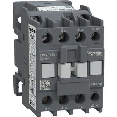 Schneider Electric - LC1E2501P7 - 3P 25A - contactor Schneider Electric - LC1E2501P7 - 3P 25A - contactor