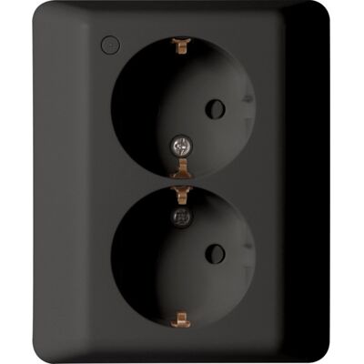 Connecte Zigbee Smart Stikk Dobbel Innfelt Sort - 4500993 Connecte Zigbee Smart Stikk Dobbel Innfelt Sort - 4500993