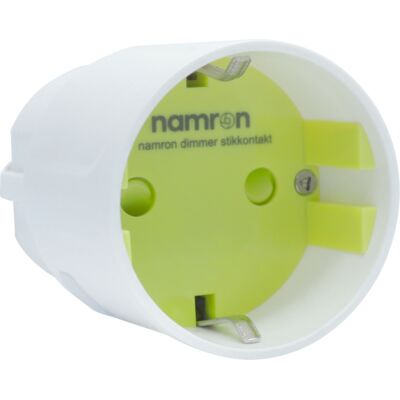 Namron Zigbee Smart Plug Dimmer 150W Hvit - 4512788 Namron Zigbee Smart Plug Dimmer 150W Hvit - 4512788