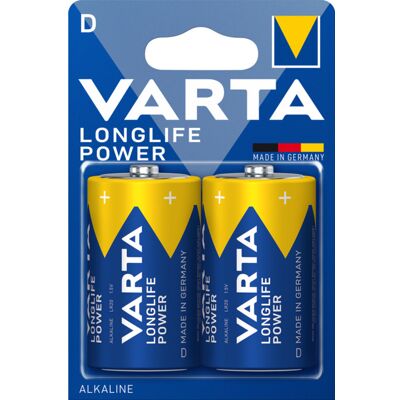 Batteri Varta Longlife Power LR20 D 2 pk - 6208509 Batteri Varta Longlife Power LR20 D 2 pk - 6208509