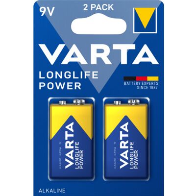 Varta 4922121412 Langvarig Power 9V Batteri - Batteri Varta 4922121412 Langvarig Power 9V Batteri - Batteri