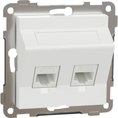 Elko RS Modulæruttak I 2x8 kat 6 UTP skrå RH - 6901776 Elko RS Modulæruttak I 2x8 kat 6 UTP skrå RH - 6901776