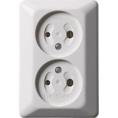 Elko Stikkontakt Dobbel PÃ¥vegg 12V - 6910302 Elko Stikkontakt Dobbel PÃ¥vegg 12V - 6910302
