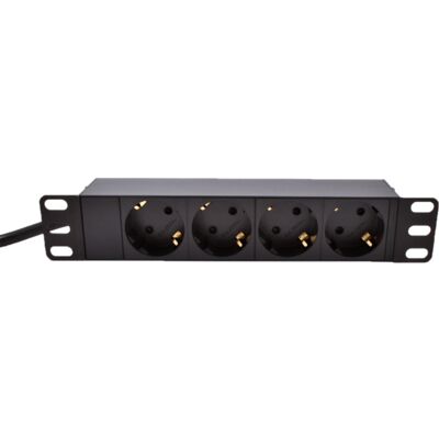 Strømskinne 4 uttak Sort 2 meter kabel LinkIT 10 - 6919428 Strømskinne 4 uttak Sort 2 meter kabel LinkIT 10 - 6919428