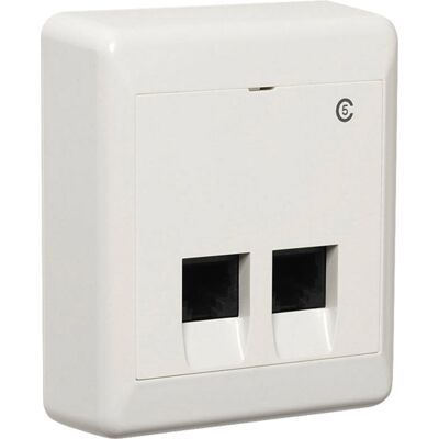 Elko RS16 MOD PÃ¥vegg 2x8 KAT 5 UTP - 6940939 Elko RS16 MOD PÃ¥vegg 2x8 KAT 5 UTP - 6940939