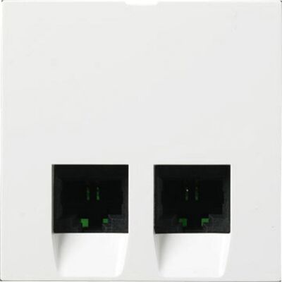 Elko Plus 2XRJ45/UTP/kat 6 - Modulært Kontakt Elko Plus 2XRJ45/UTP/kat 6 - Modulært Kontakt