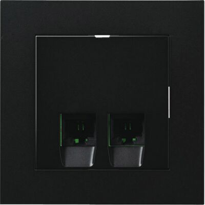 ELKO Plus Cat6 2xRJ45/UTP Sort Modularldock - Data Type ELKO Plus Cat6 2xRJ45/UTP Sort Modularldock - Data Type