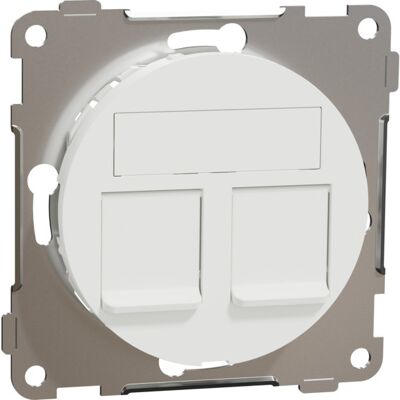Elko One Sentralplate 2x UNI rett Renhvit - 6949928 Elko One Sentralplate 2x UNI rett Renhvit - 6949928