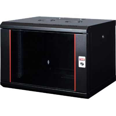 Lande Veggskap Sort 7U B600xD450xH418 - 6956169 Lande Veggskap Sort 7U B600xD450xH418 - 6956169