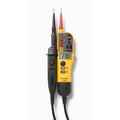 Fluke T150 Spenning og kontinuitetstester - 690V AC/DC, LCD, CAT III/IV Fluke T150 Spenning og kontinuitetstester - 690V AC/DC, LCD, CAT III/IV