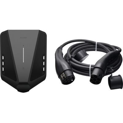 Easee Charge Max Sort og Namron Ladekabel 7m - 92518 Easee Charge Max Sort og Namron Ladekabel 7m - 92518