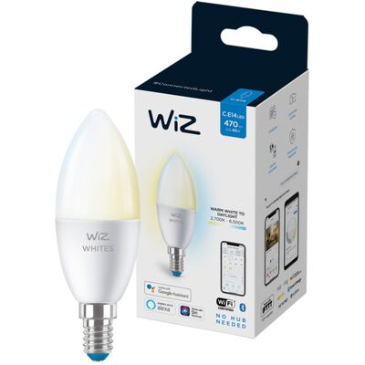WiZ Lyskilde WA 4,6W C37 E14 WiFi - 60406 WiZ Lyskilde WA 4,6W C37 E14 WiFi - 60406