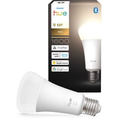 Philips Hue W E27 lyskilde 1600lm A67 - 61004 Philips Hue W E27 lyskilde 1600lm A67 - 61004