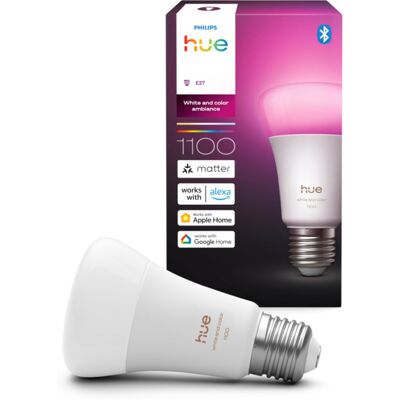 Philips Hue WCA E27 lyskilde 1100lm A60 - 61009 Philips Hue WCA E27 lyskilde 1100lm A60 - 61009