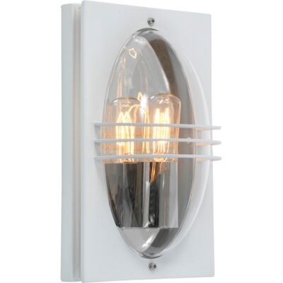 MS Belysning Frogner Utelampe Vegg Hvit 1x40w E27 IP44 - 3100001888 MS Belysning Frogner Utelampe Vegg Hvit 1x40w E27 IP44 - 3100001888