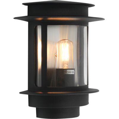 MS Belysning Malmø Vegglampe - E27, 60W, Svart MS Belysning Malmø Vegglampe - E27, 60W, Svart