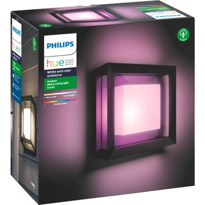 Philips Hue WCA Econic Vegg/Taklampe Sort - 60151 Philips Hue WCA Econic Vegg/Taklampe Sort - 60151