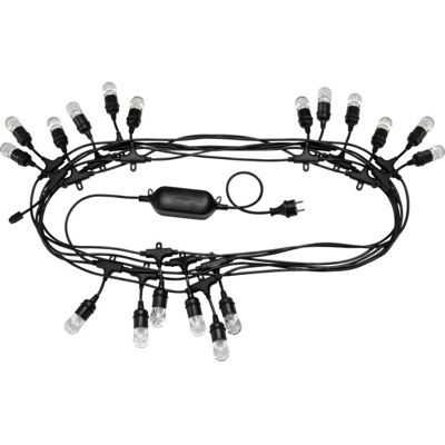 Namron LED lyslenke RGBW 12m 18 lys IP44 - 89689 Namron LED lyslenke RGBW 12m 18 lys IP44 - 89689