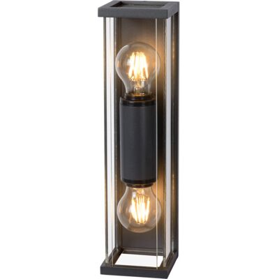 Lucide Claire Mini Utendørs Vegglampe 2xE27 IP54 Antrasitt - 91892 Lucide Claire Mini Utendørs Vegglampe 2xE27 IP54 Antrasitt - 91892