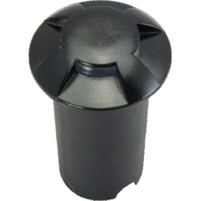 J&EL Bakkespot 4 retninger sort 0,75W IP67 - 92105 J&EL Bakkespot 4 retninger sort 0,75W IP67 - 92105
