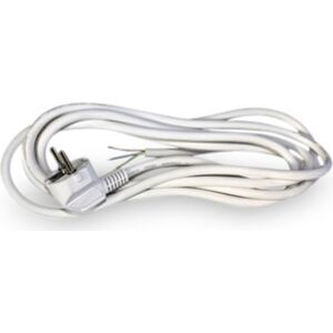 GrøntKlima AS Nettkabel plugg 3M 3G1 5mm2 hvit PVC - 4900757 GrøntKlima AS Nettkabel plugg 3M 3G1 5mm2 hvit PVC - 4900757