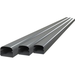GrøntKlima AS Optima T Montasjekanal T75 75 x 56mm Antrasitt Grå 2m - 70030 GrøntKlima AS Optima T Montasjekanal T75 75 x 56mm Antrasitt Grå 2m - 70030