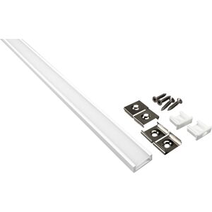 Namron Aluminiumsprofil innfelt 2m 1506 Hvit - 3215555 Namron Aluminiumsprofil innfelt 2m 1506 Hvit - 3215555