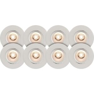 Namron Alfa Eco Downlight Warmdim 8W matt hvit 8-pack - 3220257 Namron Alfa Eco Downlight Warmdim 8W matt hvit 8-pack - 3220257