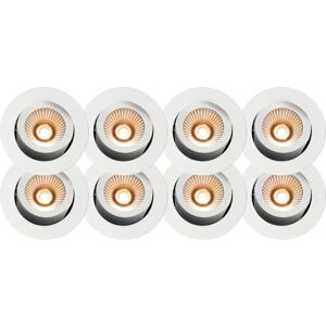 Namron Alfa reflektor Downlight WarmDim 10W matt hvit 8-pack - 3220262 Namron Alfa reflektor Downlight WarmDim 10W matt hvit 8-pack - 3220262
