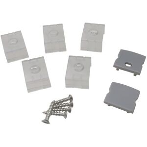 Namron Tilbehørssett til aluminiumsprofil 1714 - 3222246 Namron Tilbehørssett til aluminiumsprofil 1714 - 3222246
