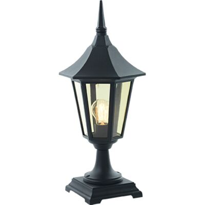 MS Belysning Bergen Portstolpe Sort 1x60W E27 H:550mm B:250mm - 3103191066 MS Belysning Bergen Portstolpe Sort 1x60W E27 H:550mm B:250mm - 3103191066