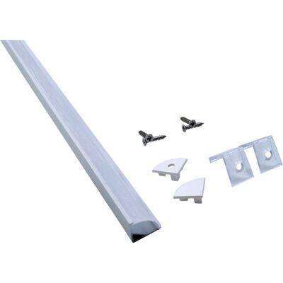 Namron Aluminiumsprofil hjørne matt hvit 2m 1616 - 3220210 Namron Aluminiumsprofil hjørne matt hvit 2m 1616 - 3220210