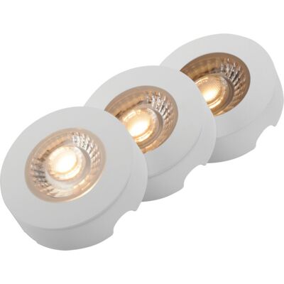 Namron skapbelysning LED 3x3W matt hvit - 3222206 Namron skapbelysning LED 3x3W matt hvit - 3222206