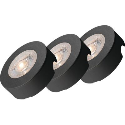 Namron skapbelysning LED 3x3W matt sort - 3222260 Namron skapbelysning LED 3x3W matt sort - 3222260
