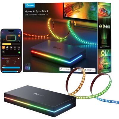 Govee AI Sync Box 2 - 75-85 inch TV - 60386 Govee AI Sync Box 2 - 75-85 inch TV - 60386