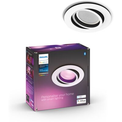 Philips Hue WCA Centura Downlight Rund 5,7W Hvit - 60552 Philips Hue WCA Centura Downlight Rund 5,7W Hvit - 60552