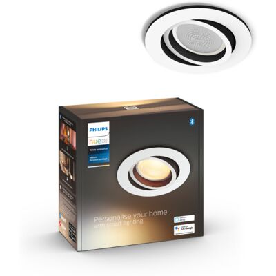 Philips Hue WA Milliskin Downlight Rund 4,2w Hvit - 60781 Philips Hue WA Milliskin Downlight Rund 4,2w Hvit - 60781