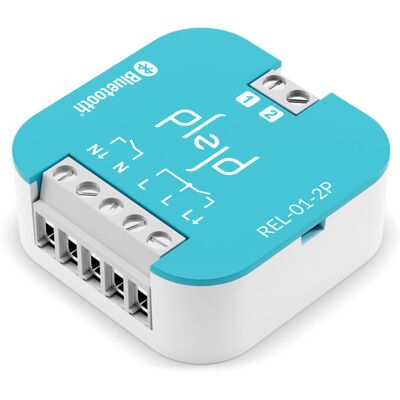 Plejd - REL-01-2P - Relé 1-2pol,13A,Bluetooth,mesh - 1400275 Plejd - REL-01-2P - Relé 1-2pol,13A,Bluetooth,mesh - 1400275
