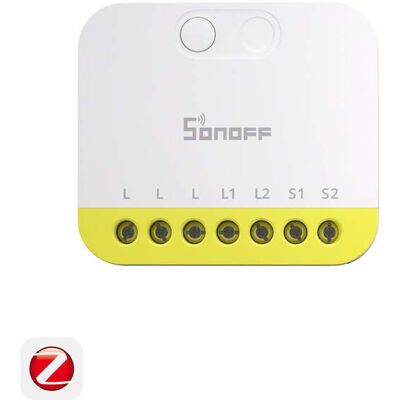 Sonoff MINI-ZB2GS-L bryter 2-gang Zigbee uten nøytral - 1409829 Sonoff MINI-ZB2GS-L bryter 2-gang Zigbee uten nøytral - 1409829