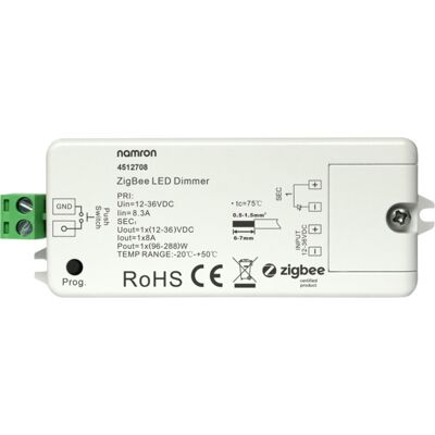 Namron ZigBee 1 Kanal LED Kontroller - 4512708 Namron ZigBee 1 Kanal LED Kontroller - 4512708