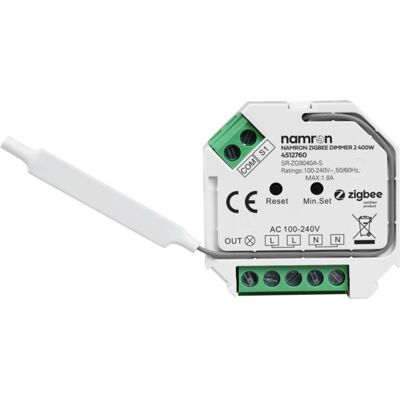 Namron ZigBee Dimmer 2 400W - 4512760 Namron ZigBee Dimmer 2 400W - 4512760