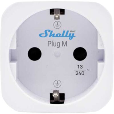 Shelly Plug M Gen3 White - 4514083 Shelly Plug M Gen3 White - 4514083
