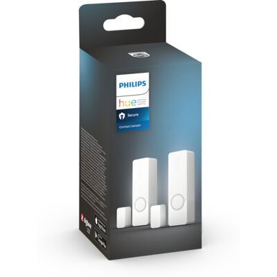 Philips Hue Secure Kontakt Sensor Hvit 2pk - 60736 Philips Hue Secure Kontakt Sensor Hvit 2pk - 60736