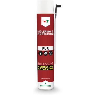 Relekta Tec7 PUR Byggskum 750ml - 1804205 Relekta Tec7 PUR Byggskum 750ml - 1804205