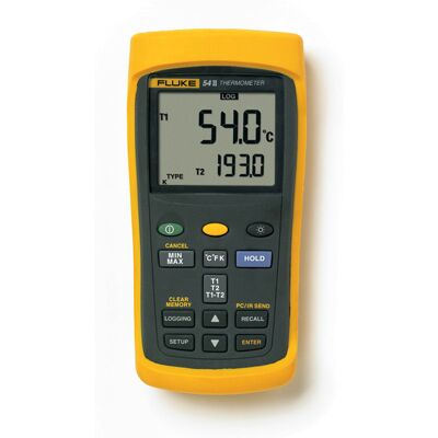 Fluke 54-2 B 50hz Thermometer m. USB - 8081519 Fluke 54-2 B 50hz Thermometer m. USB - 8081519