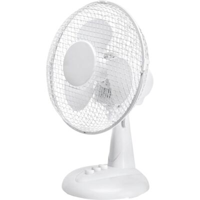 J&EL Modell 89928 Hvit Bordvifte 2-Trinns Justering Oscillerende 30W J&EL Modell 89928 Hvit Bordvifte 2-Trinns Justering Oscillerende 30W